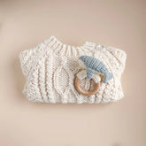 Cotton Crochet Whale Rattle/Teether